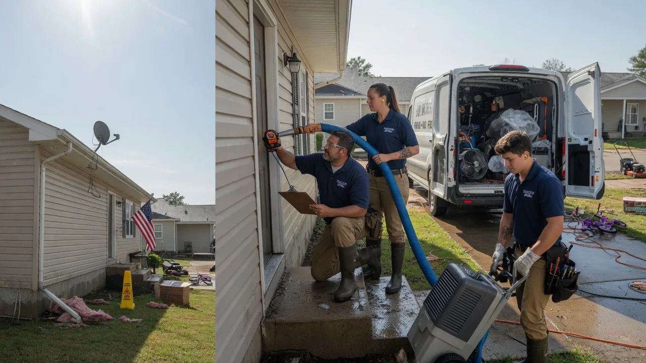 Ceiling Water Damage Restoration in Scott, AR near me